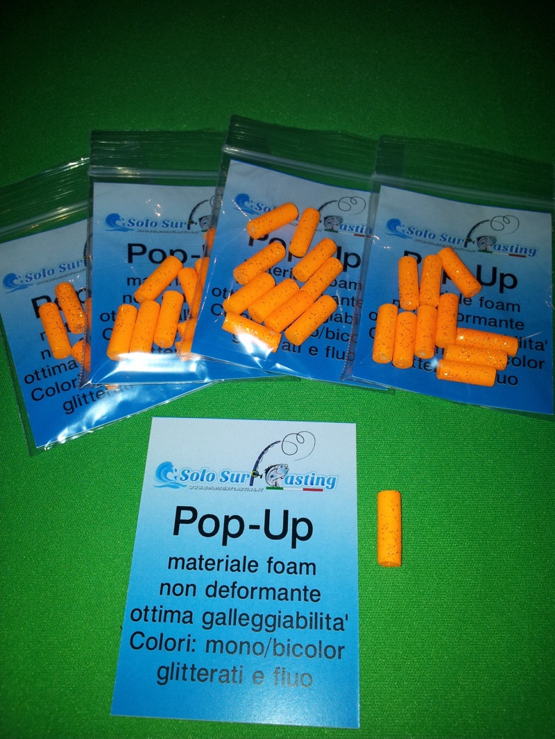 POP-UP FOAM GLITTERATO ARANCIO